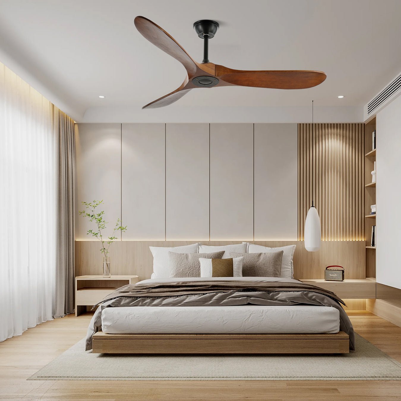 Woody | Remote-Controlled Ceiling Fan