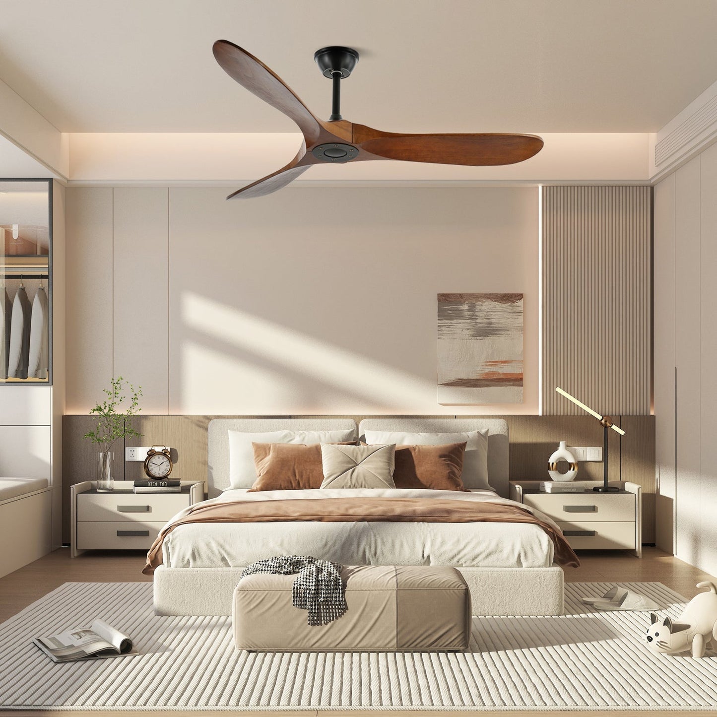 Woody | Remote-Controlled Ceiling Fan
