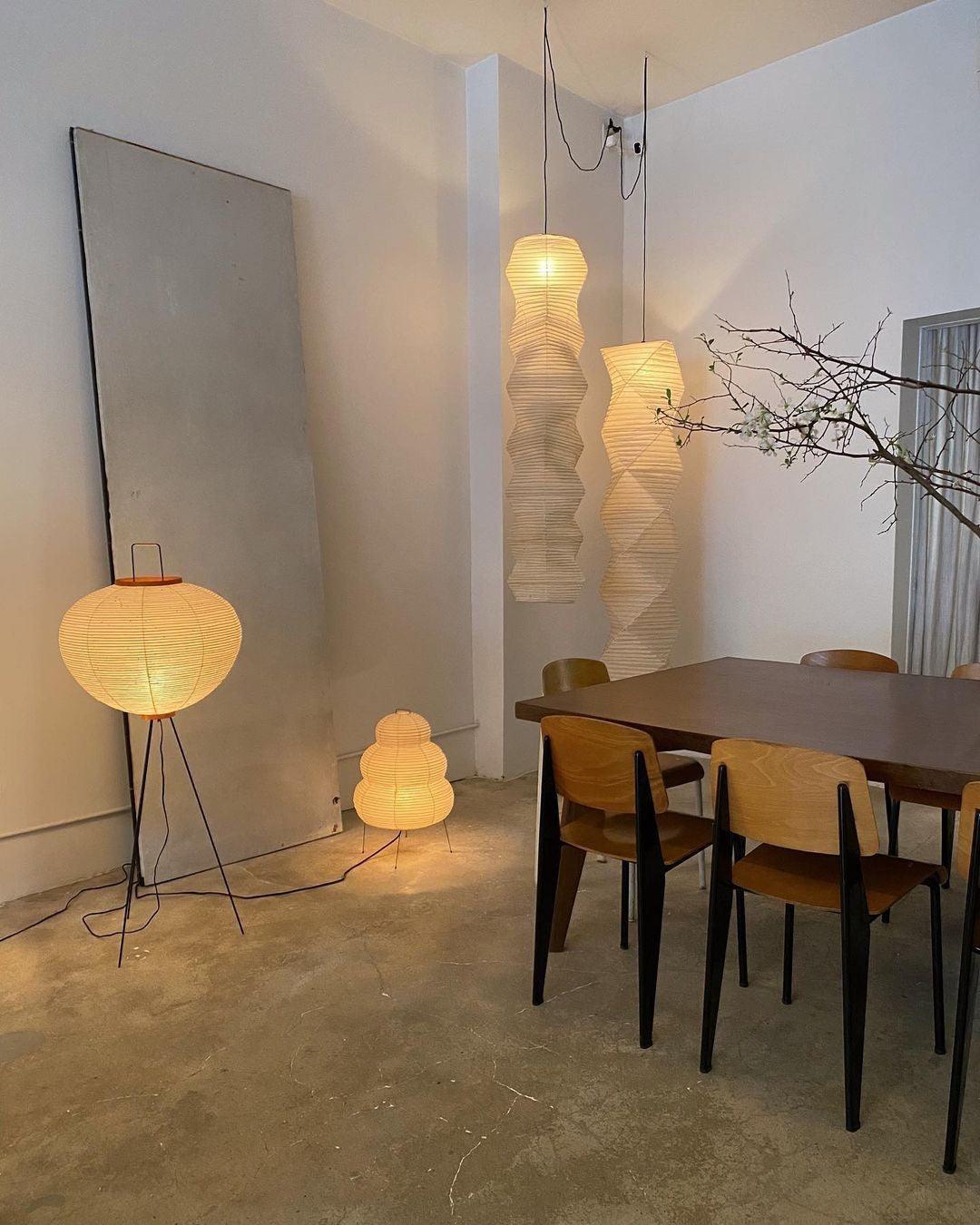 Jaxen | Classic Paper Floor Lamp Lighting for Bedroom or Lounge