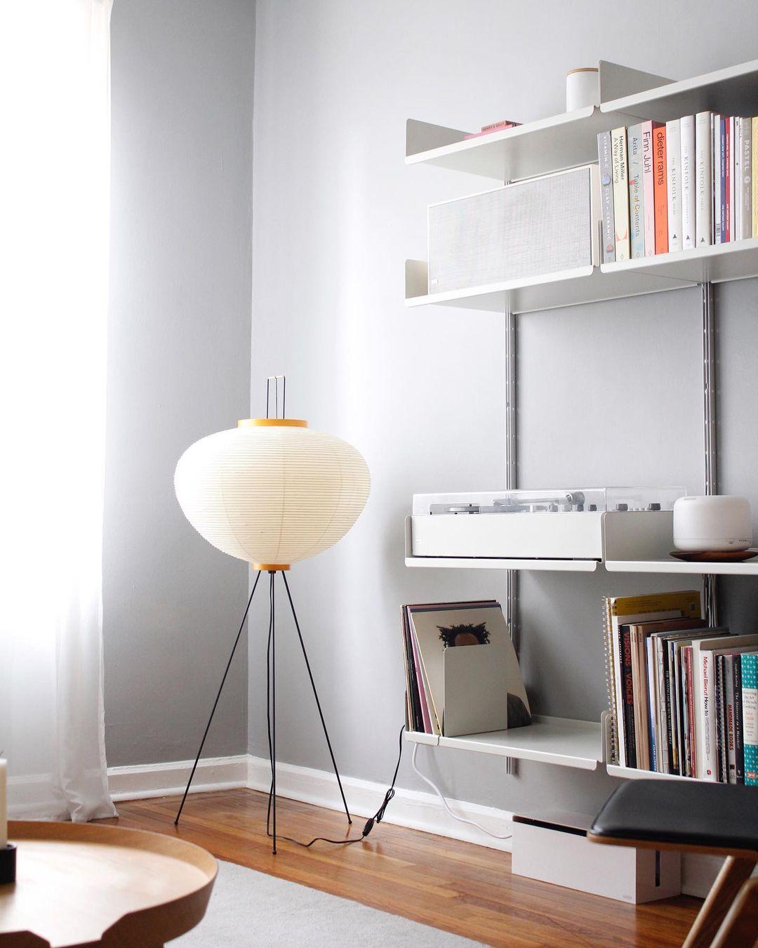 Jaxen | Classic Paper Floor Lamp Lighting for Bedroom or Lounge
