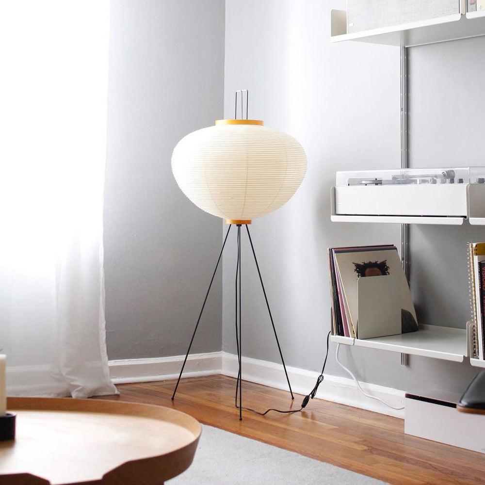 Jaxen | Classic Paper Floor Lamp Lighting for Bedroom or Lounge