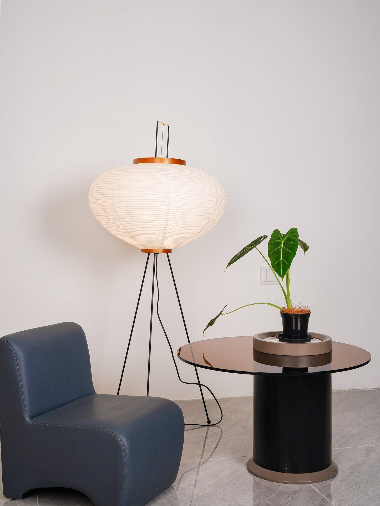Jaxen | Classic Paper Floor Lamp Lighting for Bedroom or Lounge