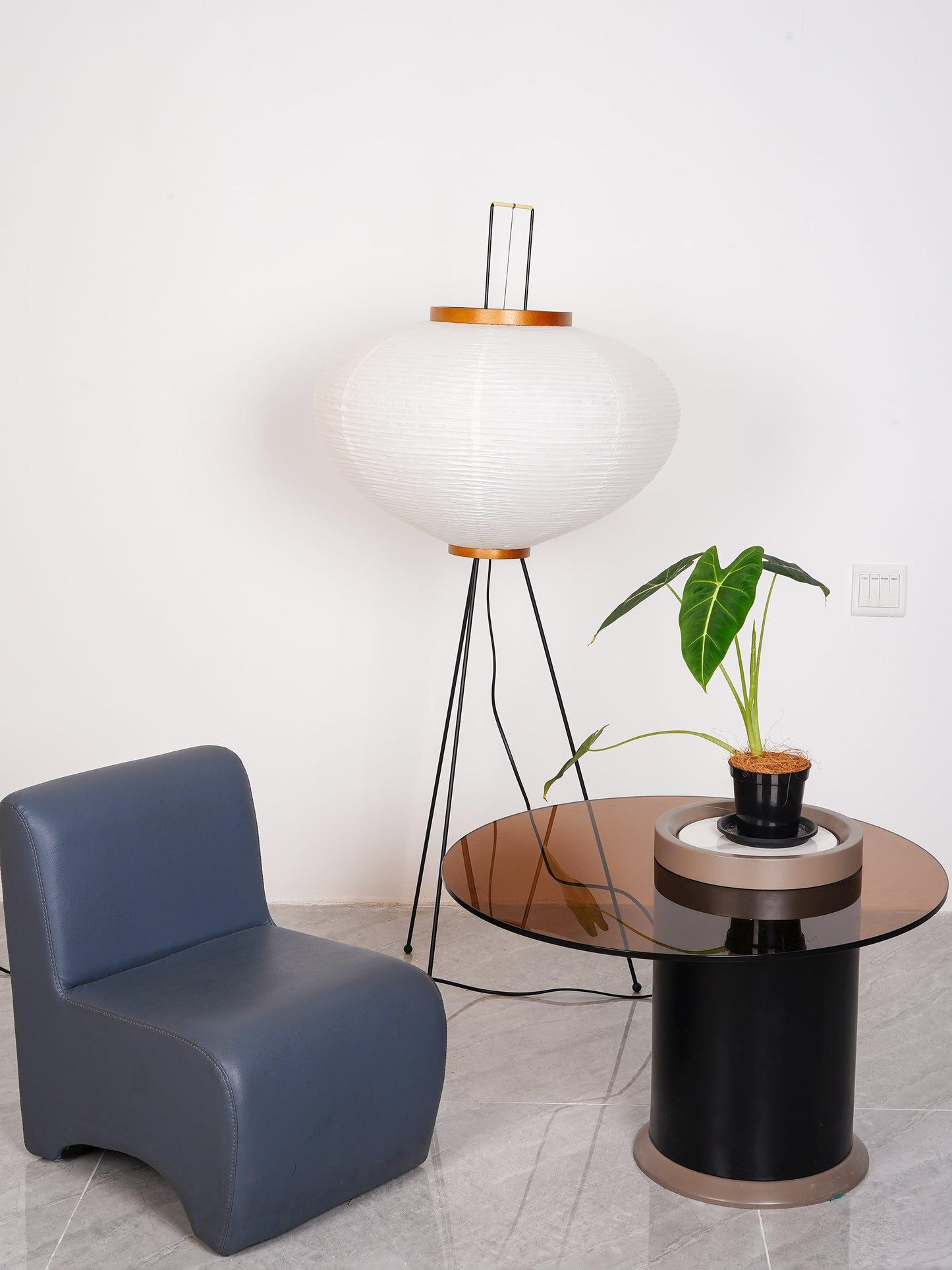 Jaxen | Classic Paper Floor Lamp Lighting for Bedroom or Lounge