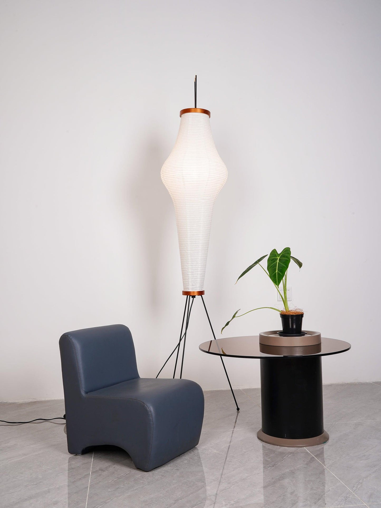 Jaxen | Classic Paper Floor Lamp Lighting for Bedroom or Lounge