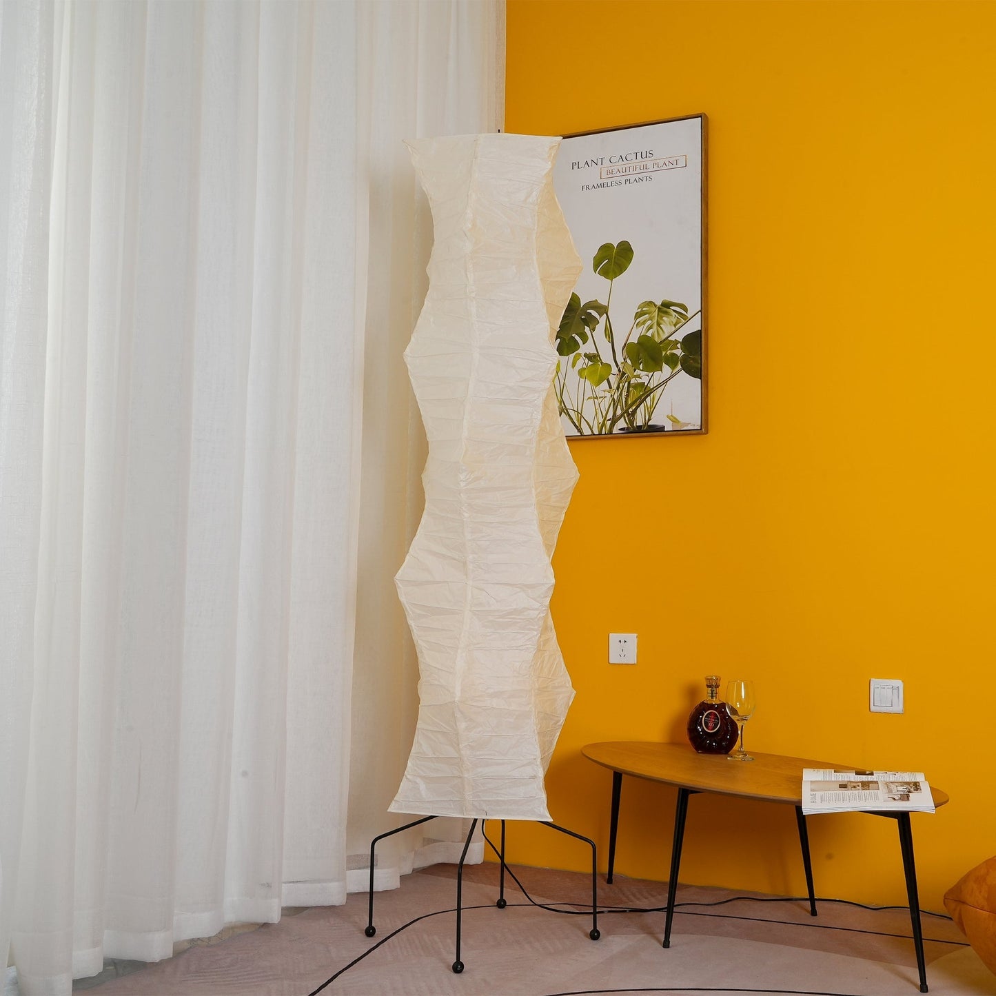 Jaxen | Classic Paper Floor Lamp Lighting for Bedroom or Lounge