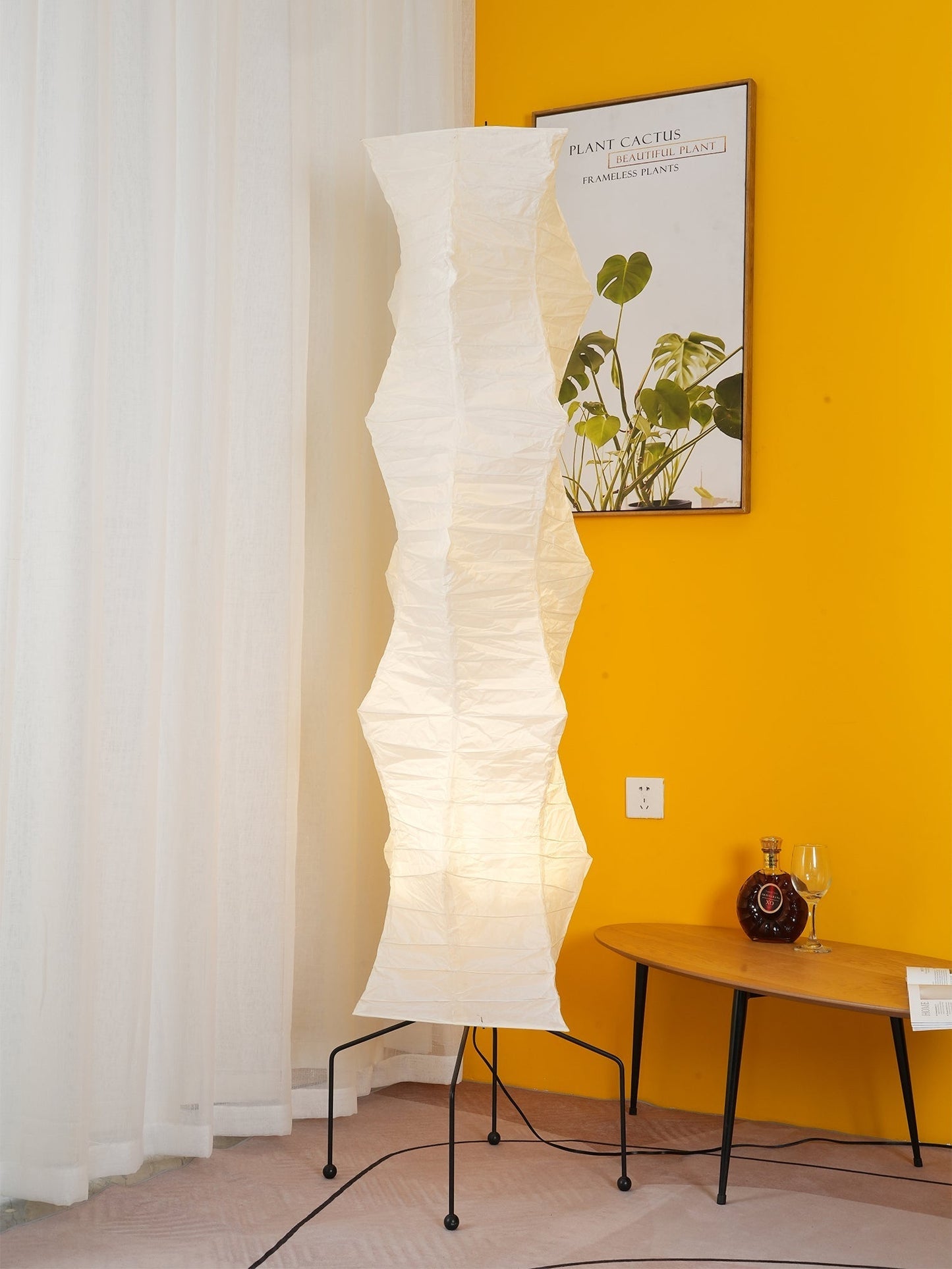 Jaxen | Classic Paper Floor Lamp Lighting for Bedroom or Lounge
