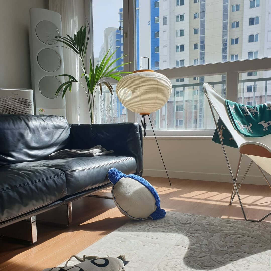 Jaxen | Classic Paper Floor Lamp Lighting for Bedroom or Lounge