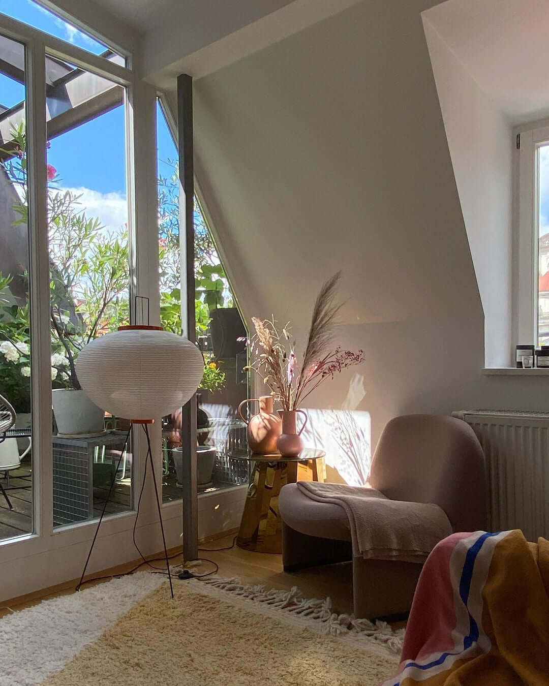 Jaxen | Classic Paper Floor Lamp Lighting for Bedroom or Lounge