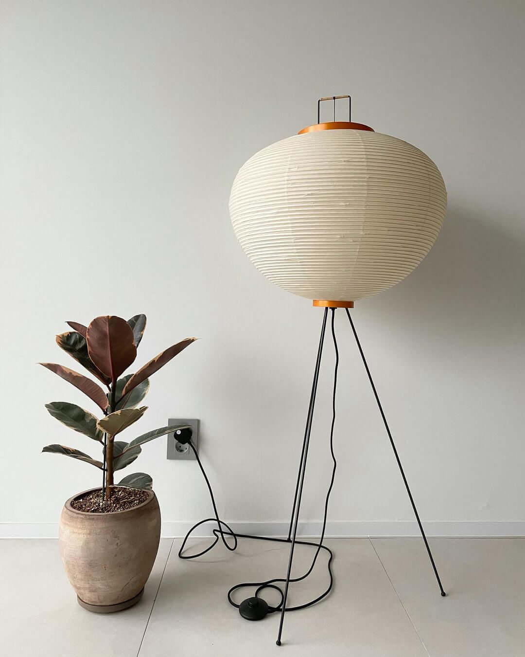 Jaxen | Classic Paper Floor Lamp Lighting for Bedroom or Lounge
