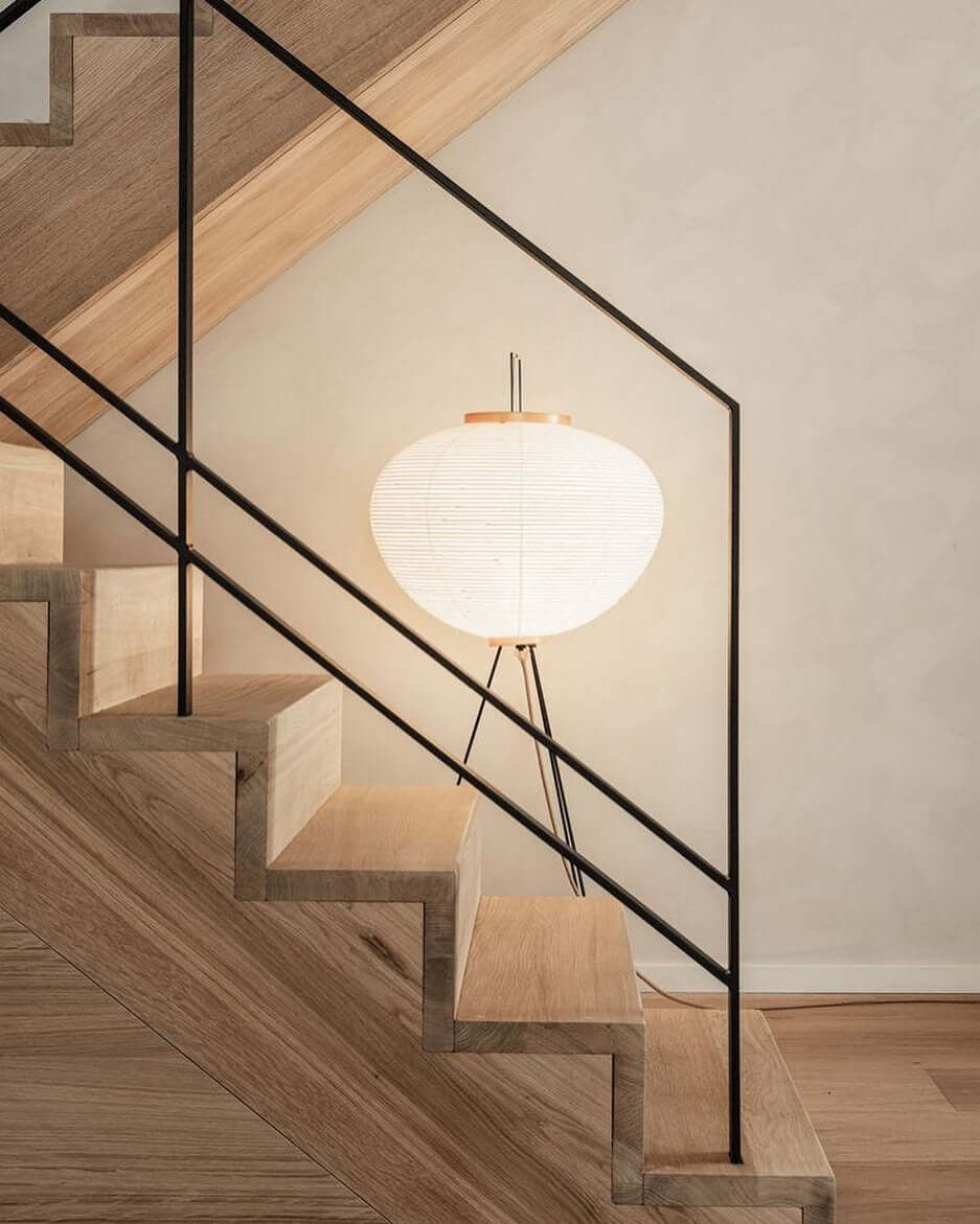 Jaxen | Classic Paper Floor Lamp Lighting for Bedroom or Lounge