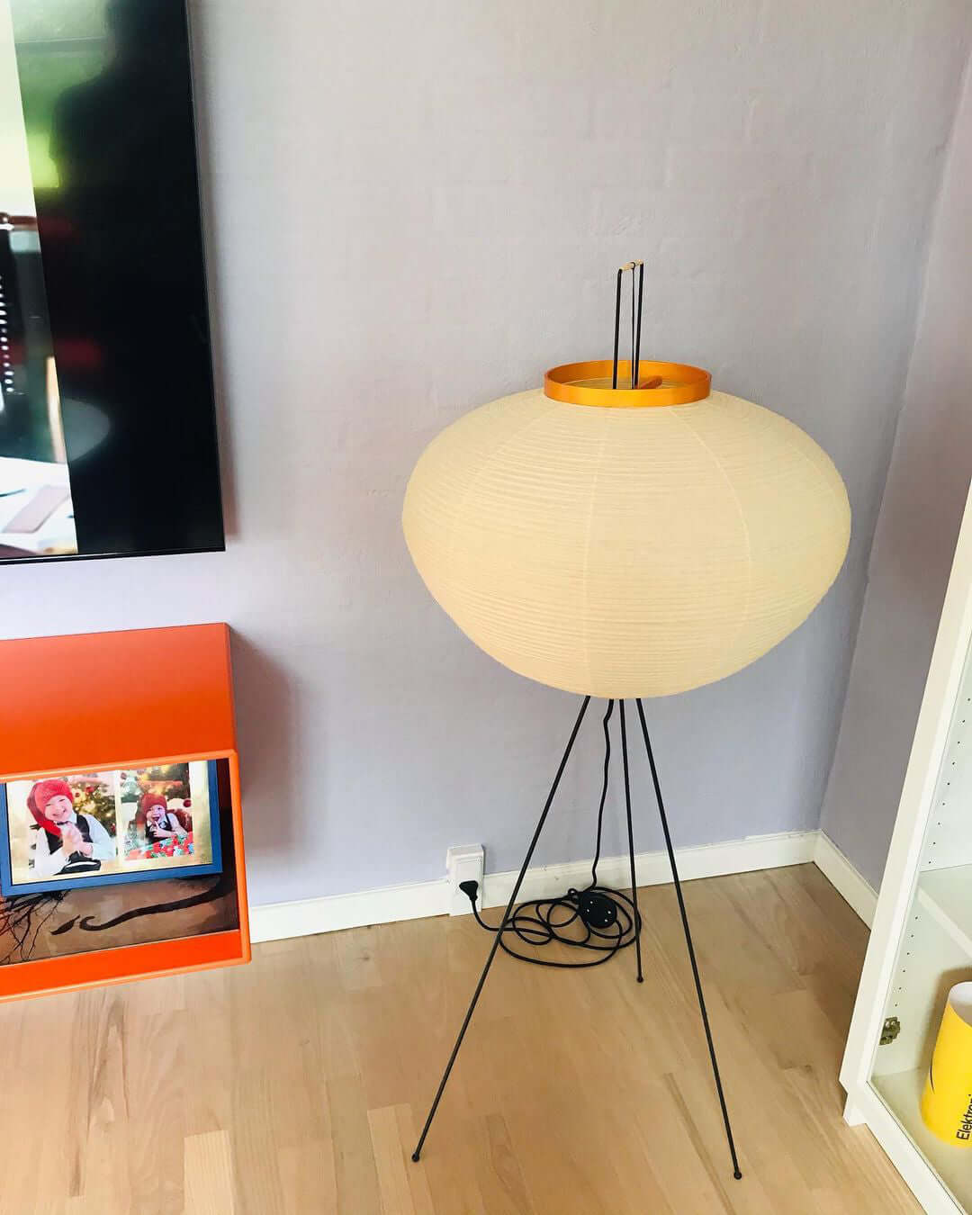 Jaxen | Classic Paper Floor Lamp Lighting for Bedroom or Lounge