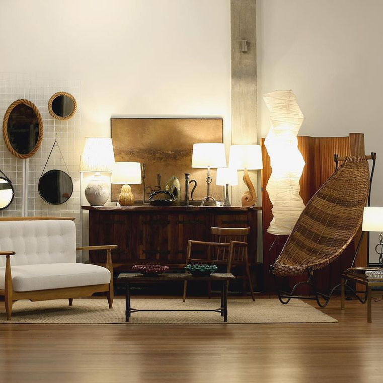 Jaxen | Classic Paper Floor Lamp Lighting for Bedroom or Lounge