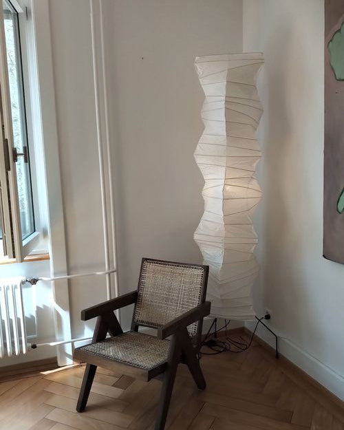 Jaxen | Classic Paper Floor Lamp Lighting for Bedroom or Lounge