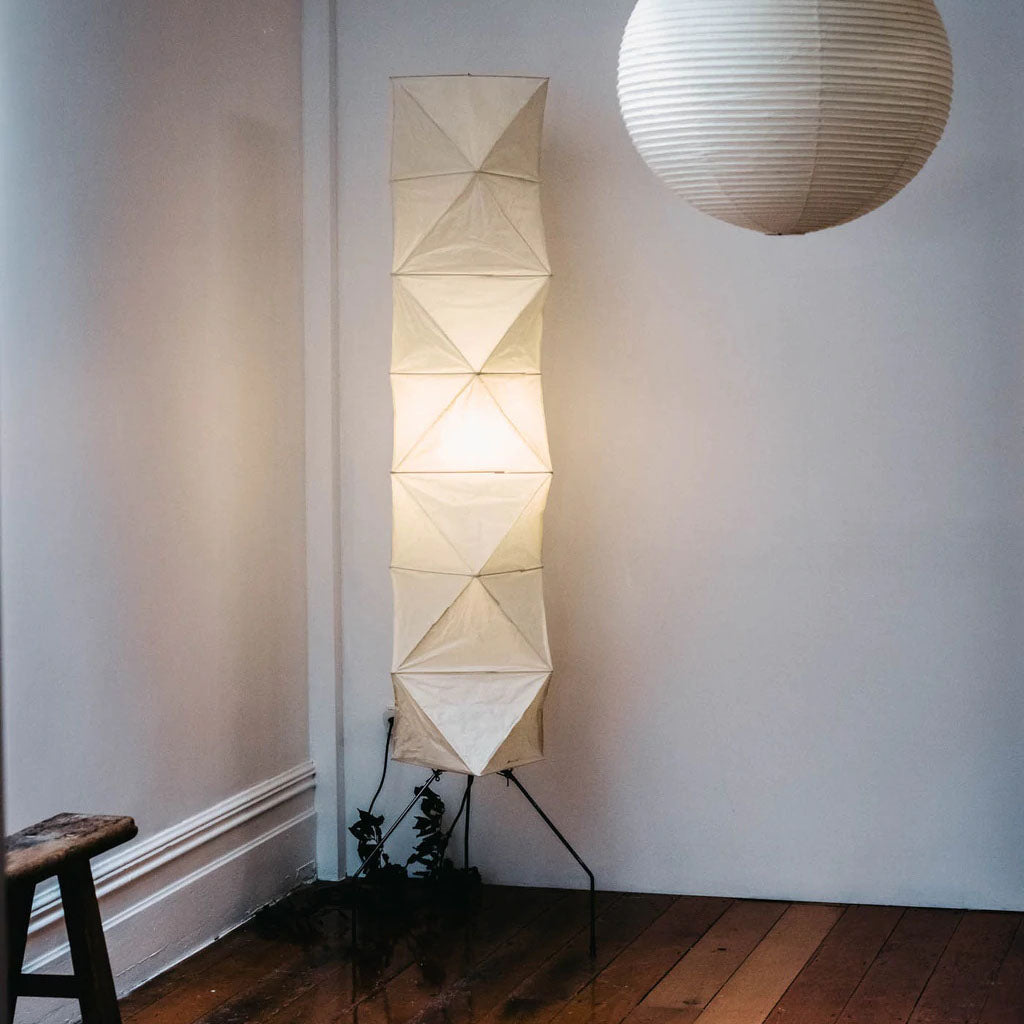 Jaxen | Classic Paper Floor Lamp Lighting for Bedroom or Lounge