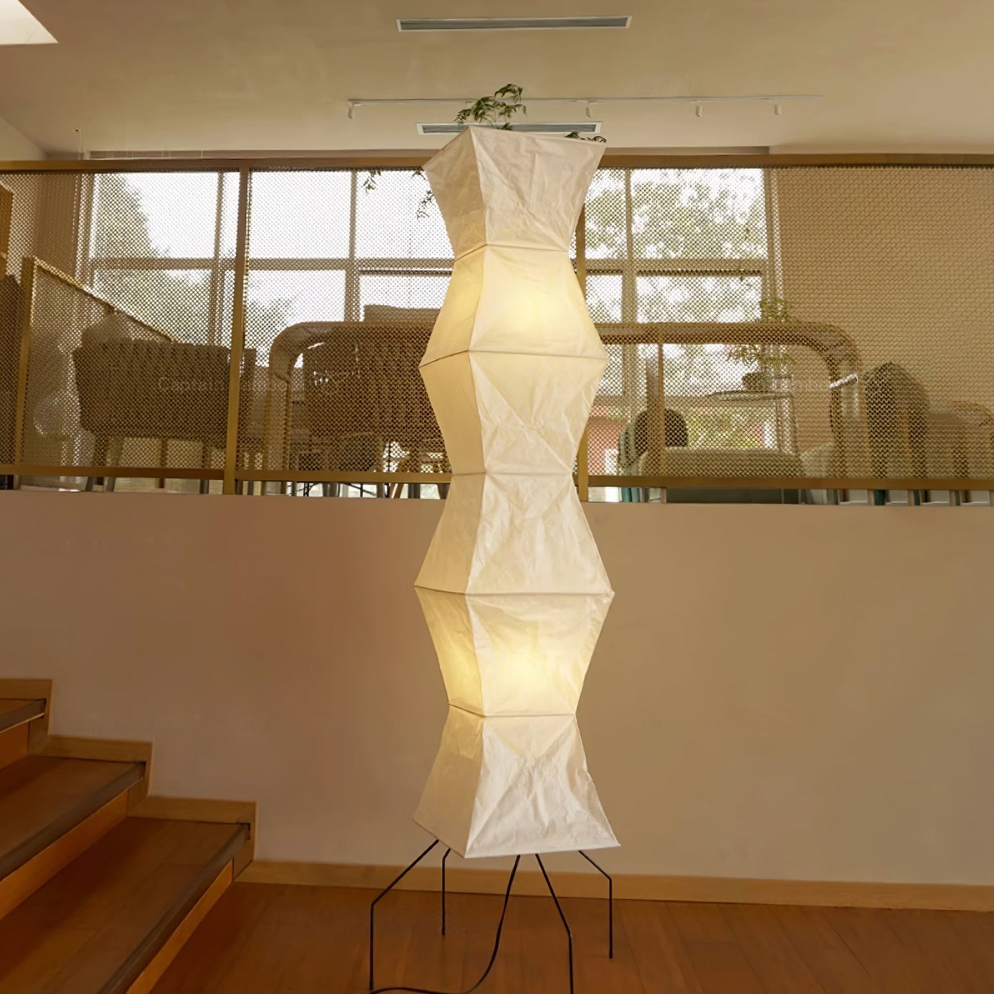 Jaxen | Classic Paper Floor Lamp Lighting for Bedroom or Lounge