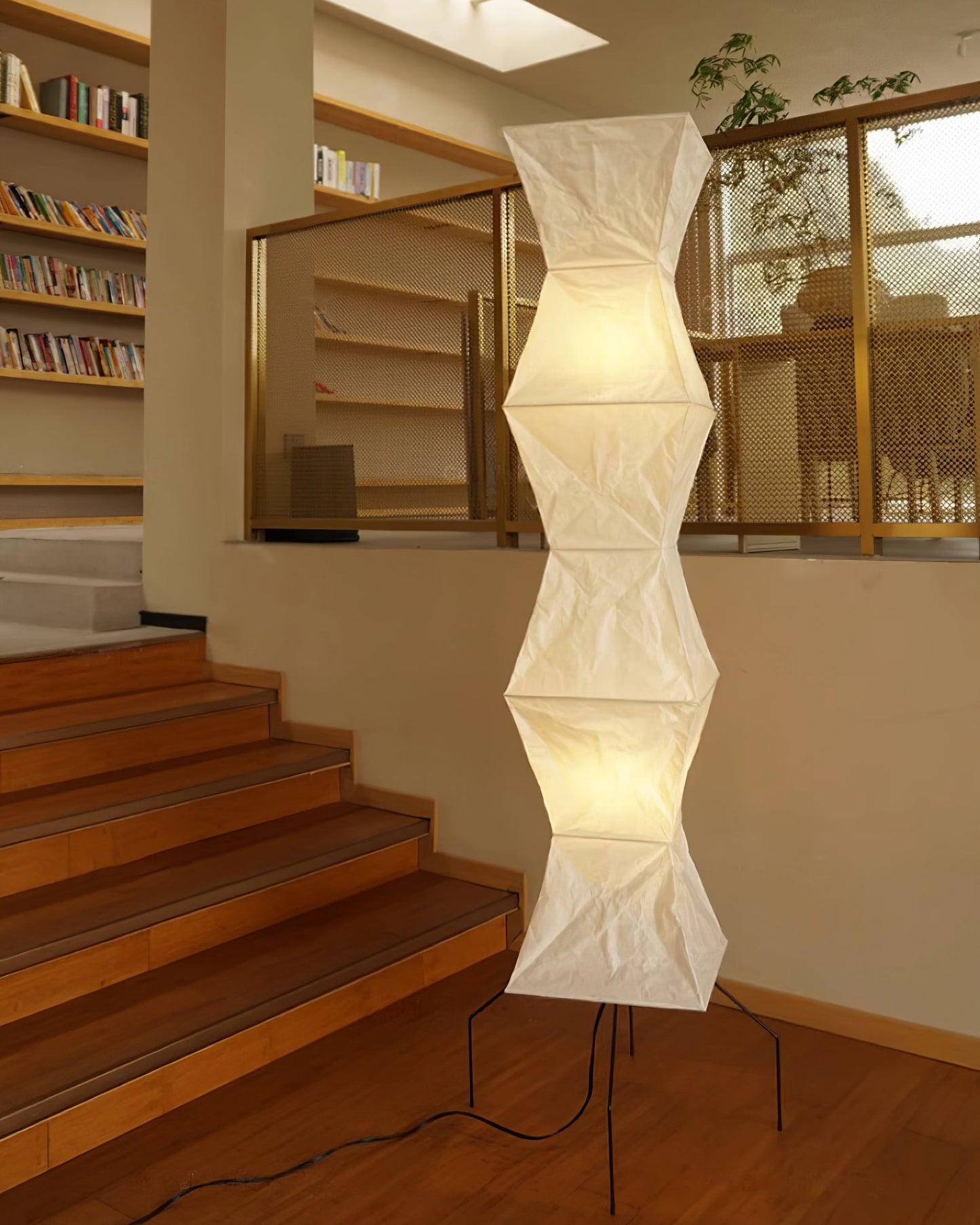 Jaxen | Classic Paper Floor Lamp Lighting for Bedroom or Lounge