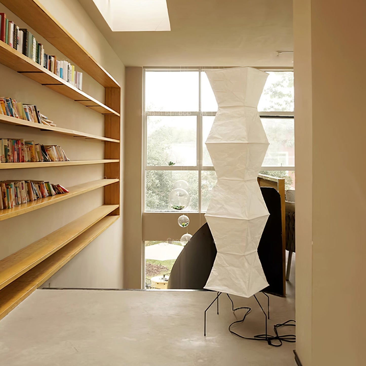 Jaxen | Classic Paper Floor Lamp Lighting for Bedroom or Lounge