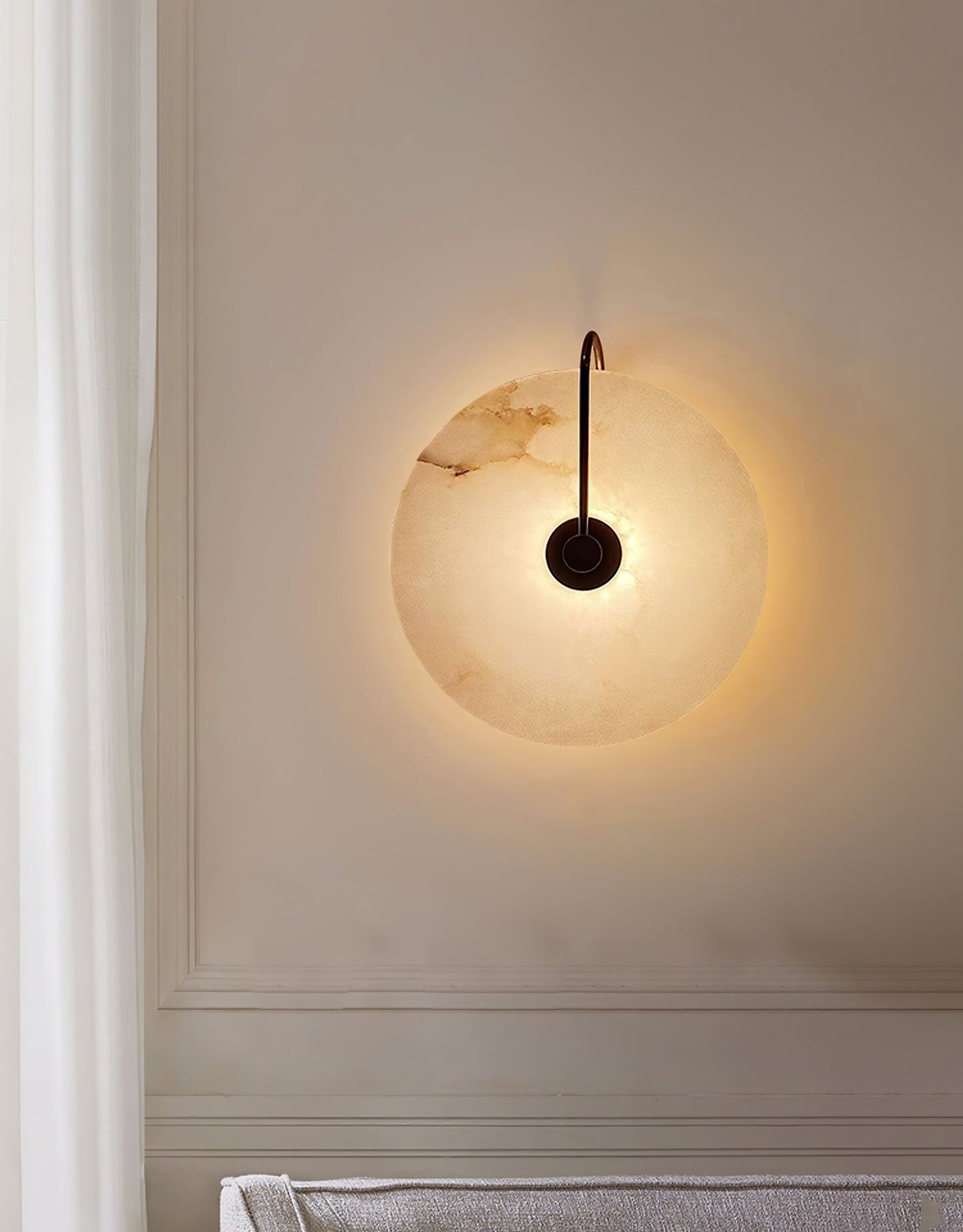 Contemp | Alabaster LED Wall Sconce