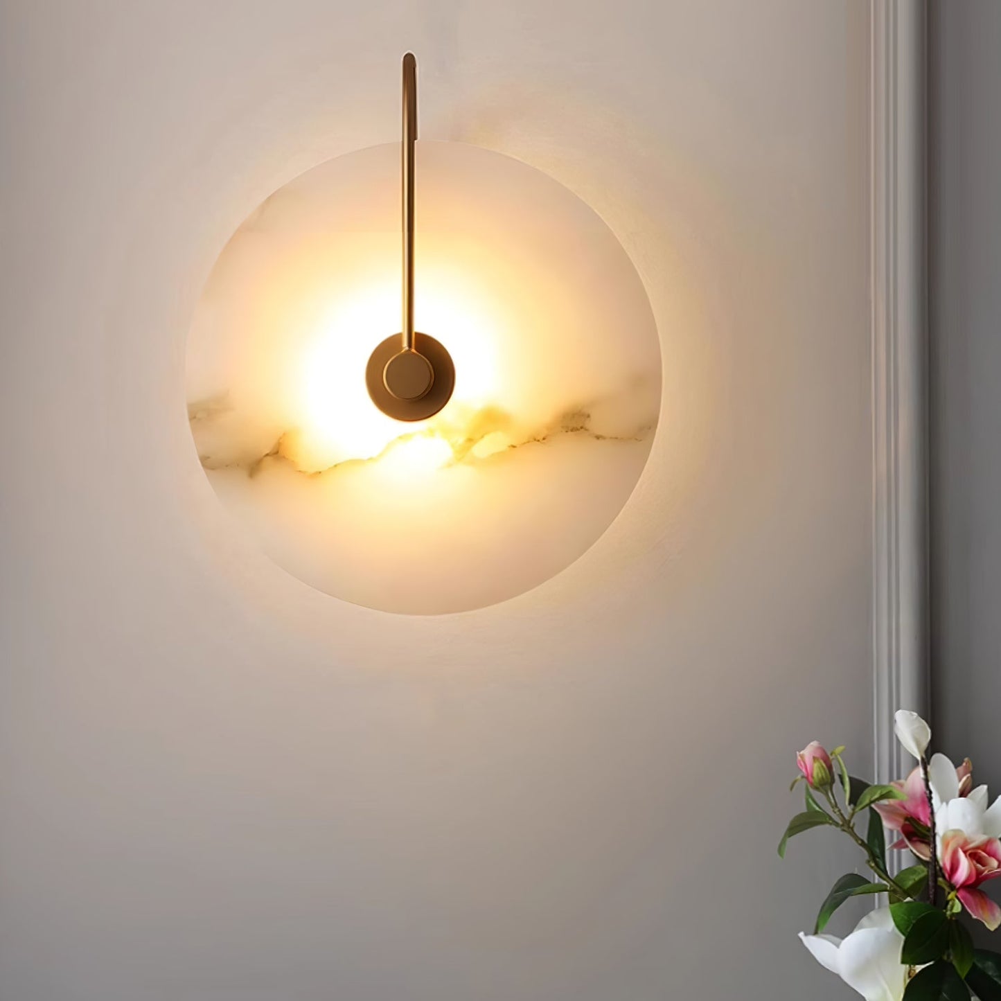 Contemp | Alabaster LED Wall Sconce