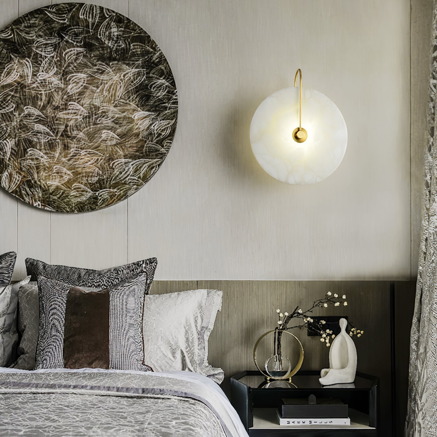 Contemp | Alabaster LED Wall Sconce