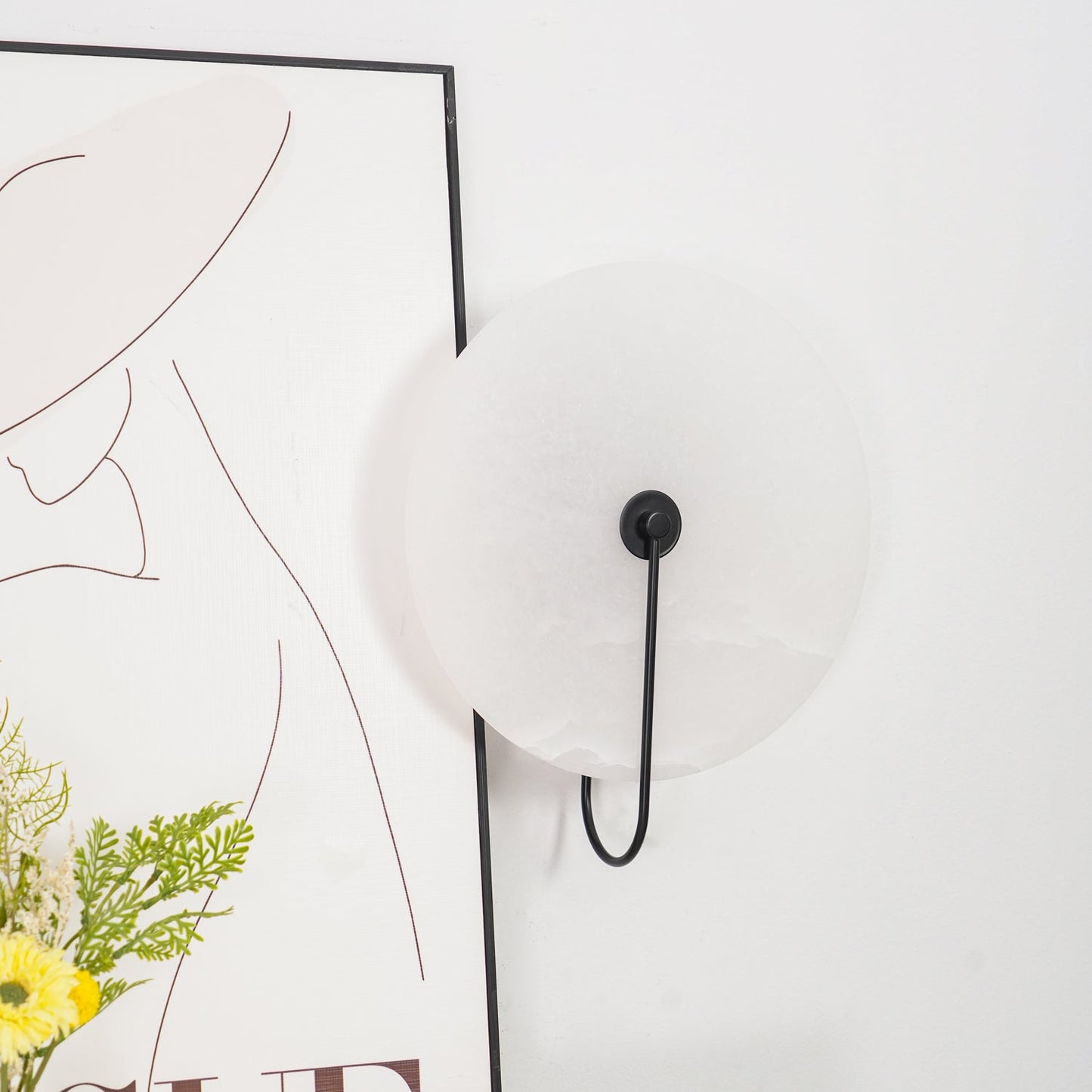 Contemp | Alabaster LED Wall Sconce