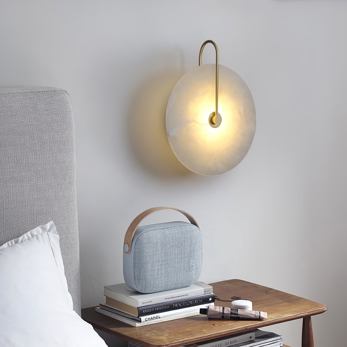 Contemp | Alabaster LED Wall Sconce