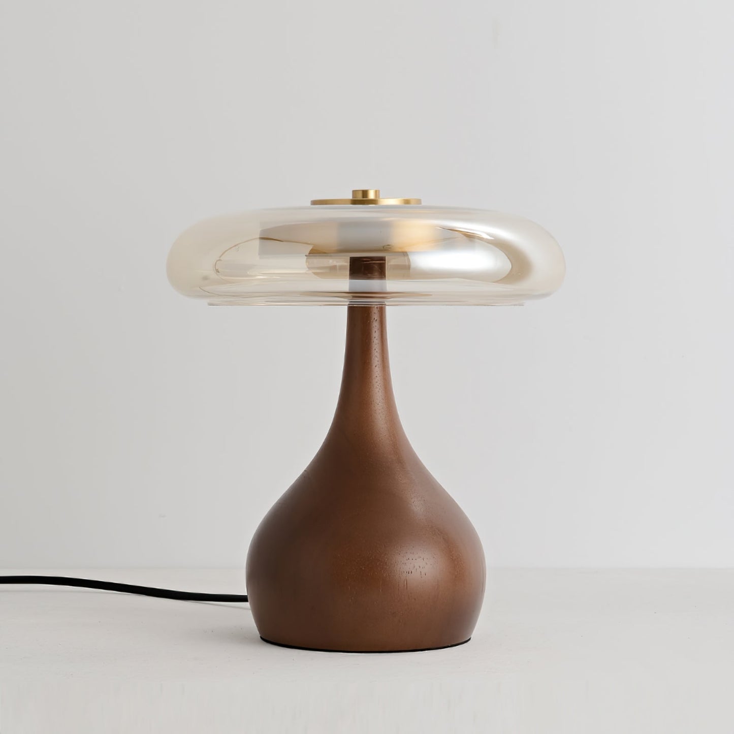 Mistelle | Adjustable Brass Wood LED Cool Light Table Lamp