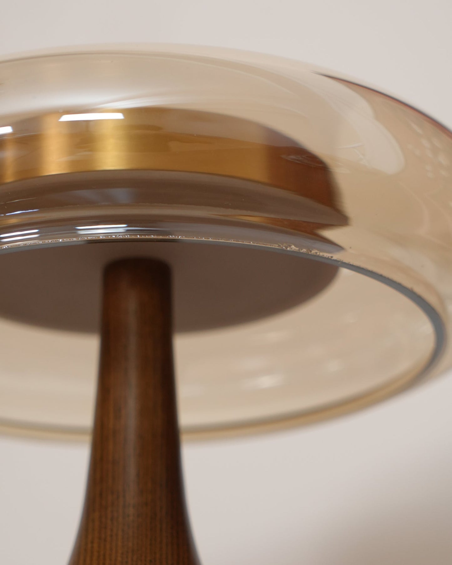 Mistelle | Adjustable Brass Wood LED Cool Light Table Lamp