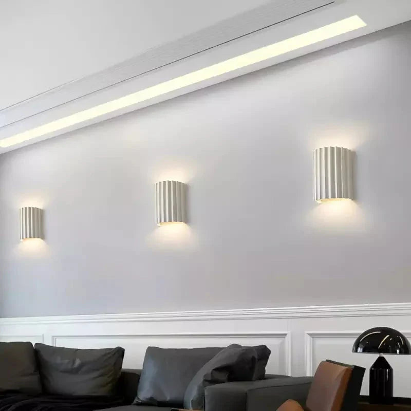 Macaron | LED Wall Sconce, Ruffled Design