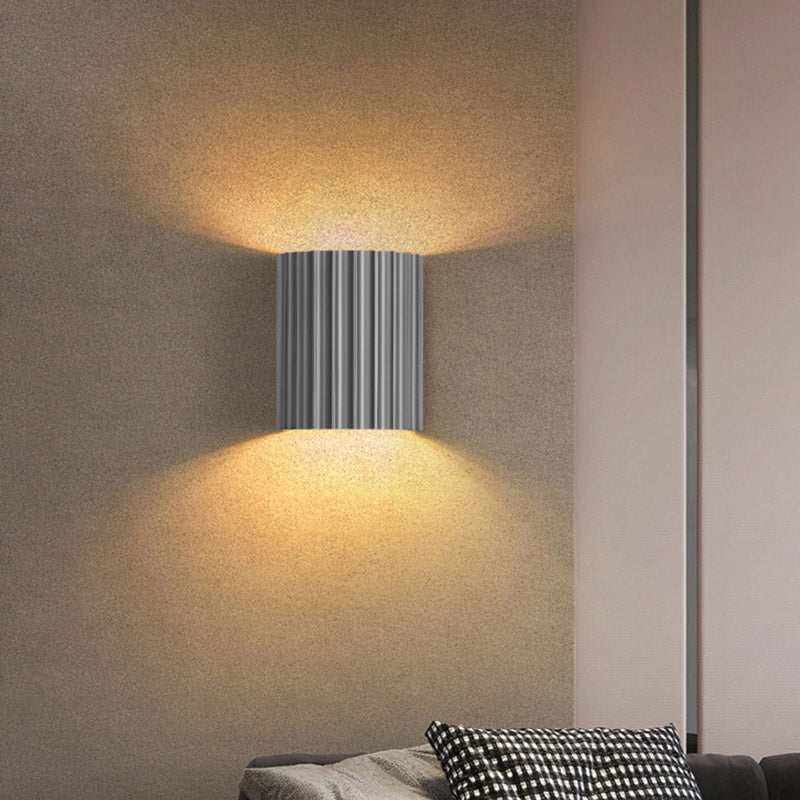 Macaron | LED Wall Sconce, Ruffled Design