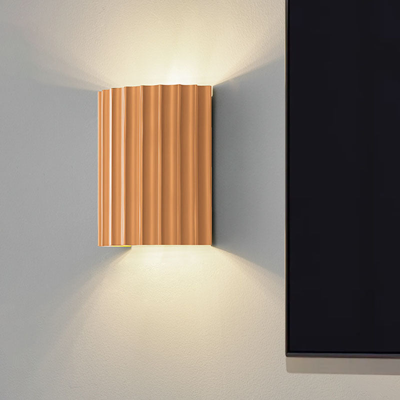 Macaron | LED Wall Sconce, Ruffled Design