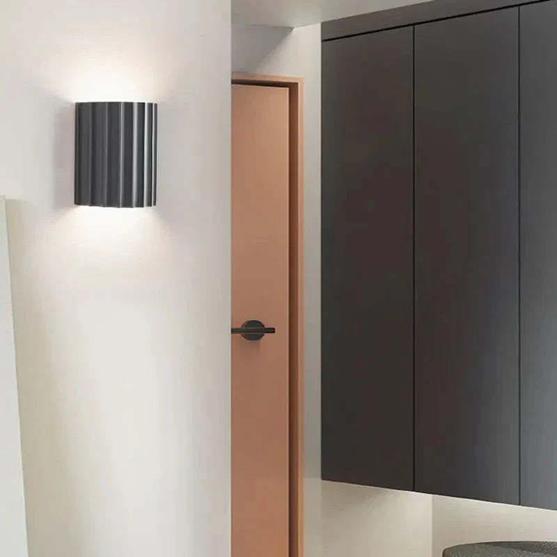 Macaron | LED Wall Sconce, Ruffled Design