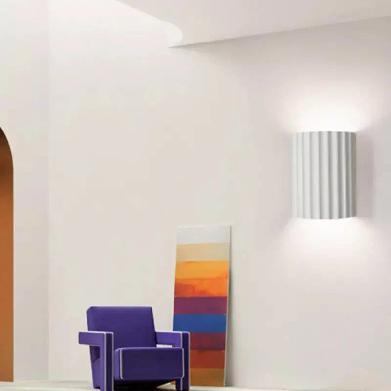 Macaron | LED Wall Sconce, Ruffled Design