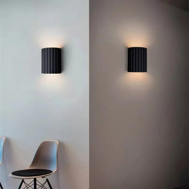 Macaron | LED Wall Sconce, Ruffled Design