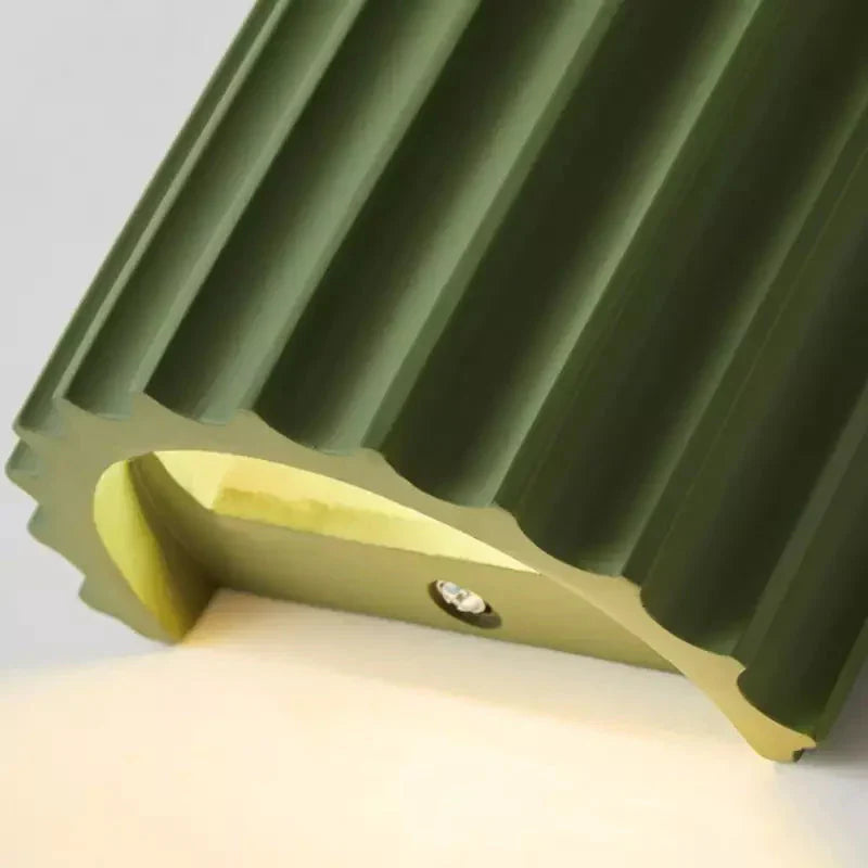 Macaron | LED Wall Sconce, Ruffled Design