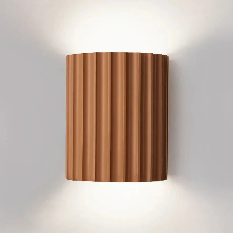 Macaron | LED Wall Sconce, Ruffled Design