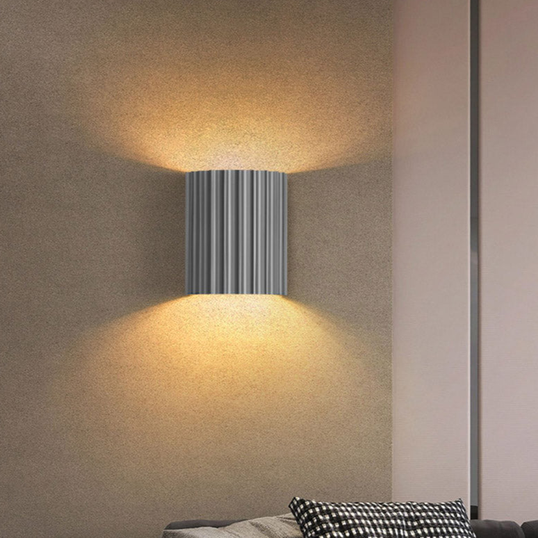 Macaron | LED Wall Sconce, Ruffled Design