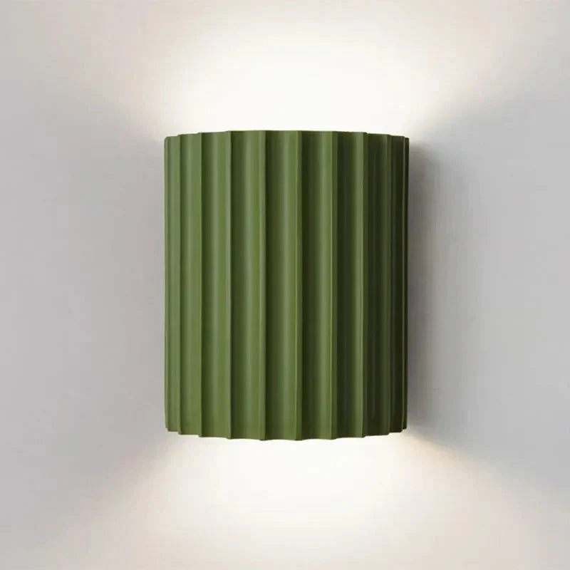 Macaron | LED Wall Sconce, Ruffled Design