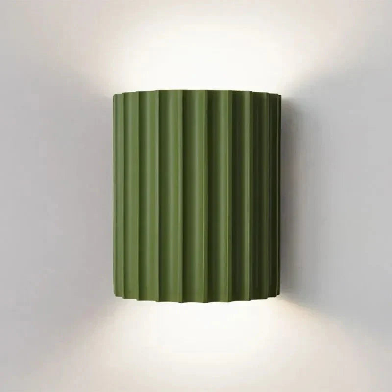 Macaron | LED Wall Sconce, Ruffled Design