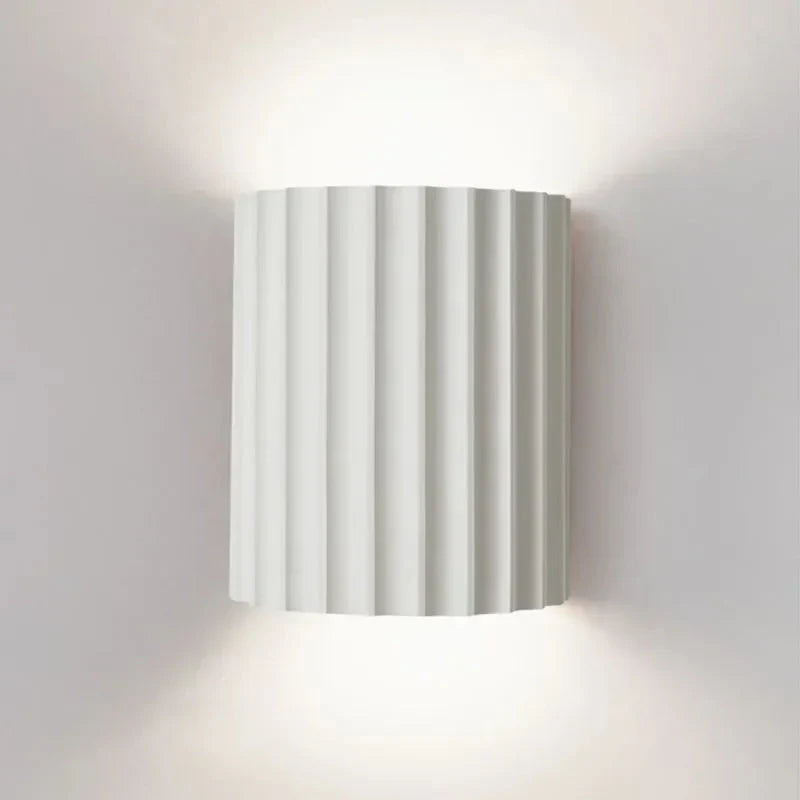 Macaron | LED Wall Sconce, Ruffled Design