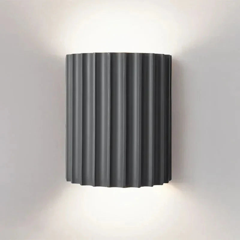 Macaron | LED Wall Sconce, Ruffled Design
