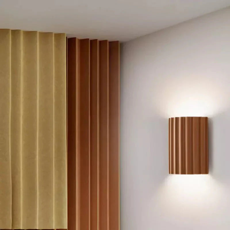 Macaron | LED Wall Sconce, Ruffled Design