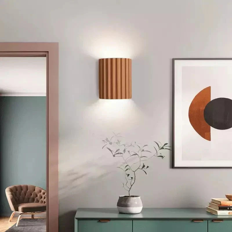 Macaron | LED Wall Sconce, Ruffled Design