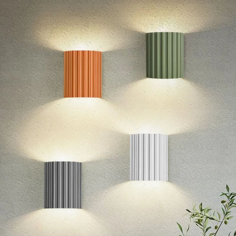 Macaron | LED Wall Sconce, Ruffled Design