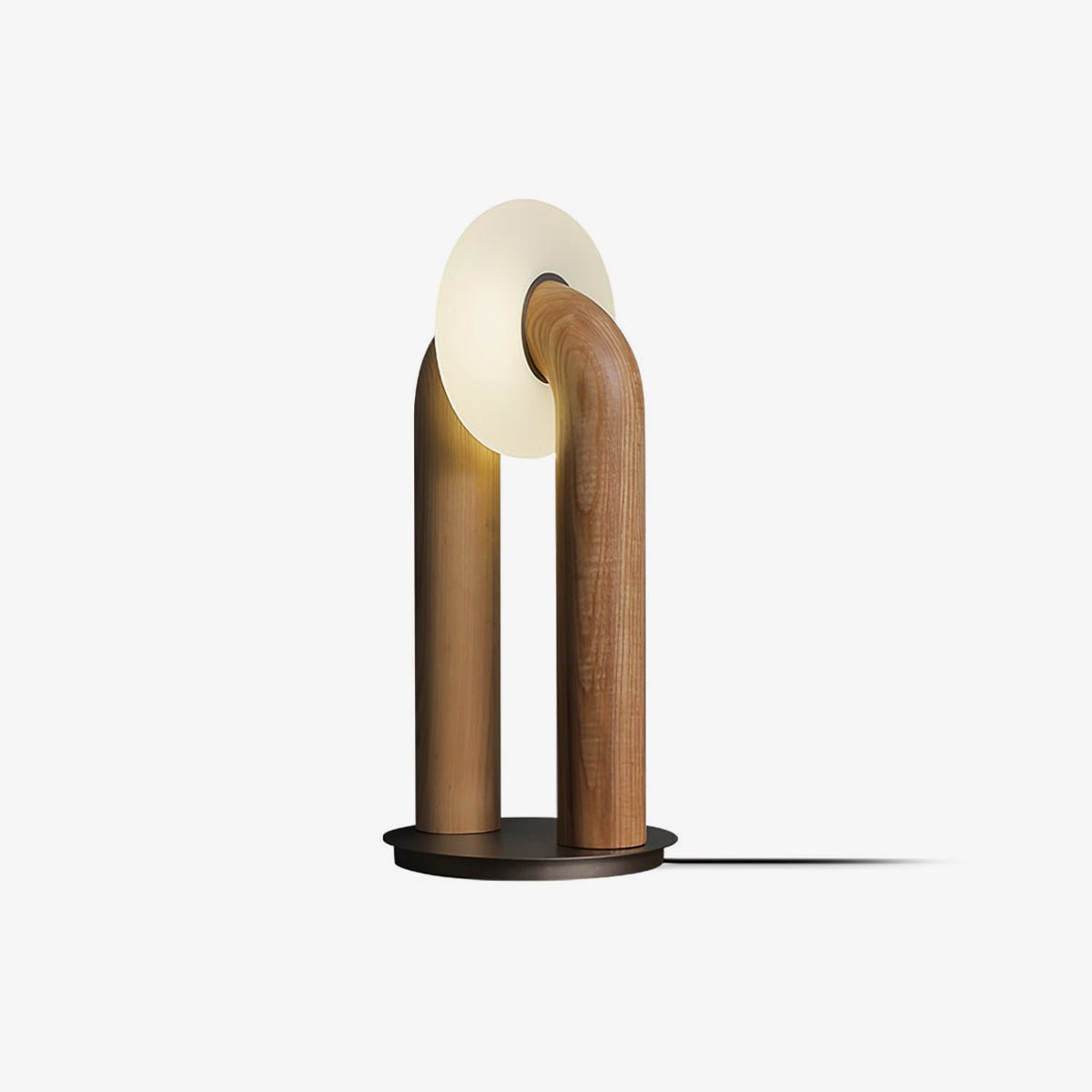 Alaric | Minimalist Modern Desk Lamp Integrated LED Wooden Arc