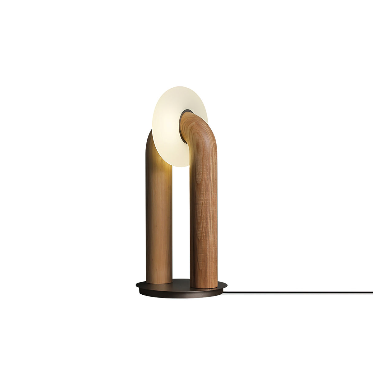 Alaric | Minimalist Modern Desk Lamp Integrated LED Wooden Arc