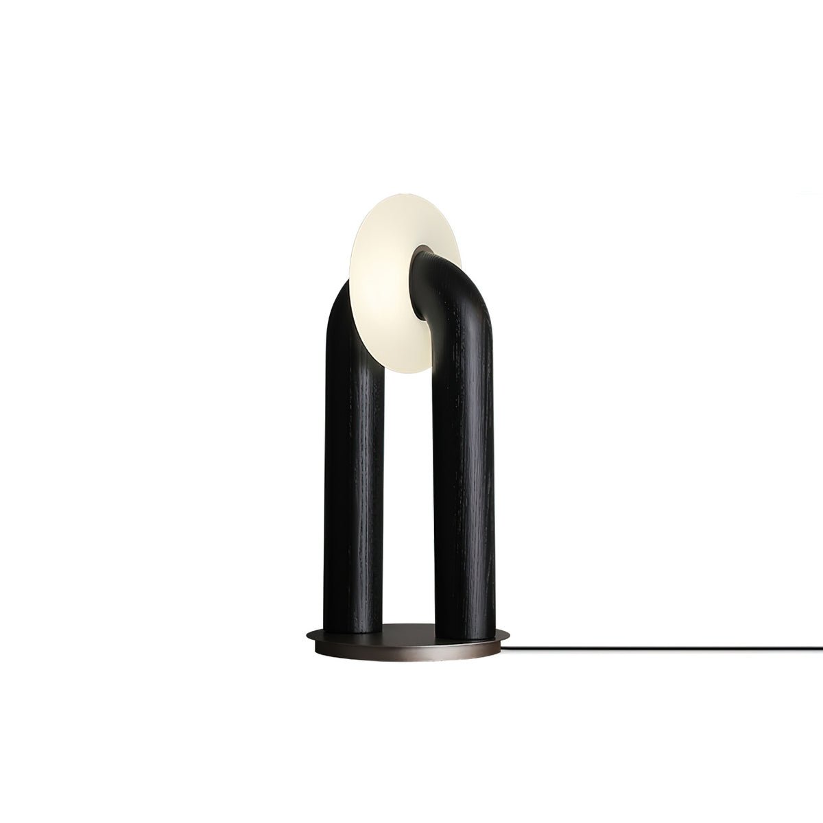 Alaric | Minimalist Modern Desk Lamp Integrated LED Wooden Arc