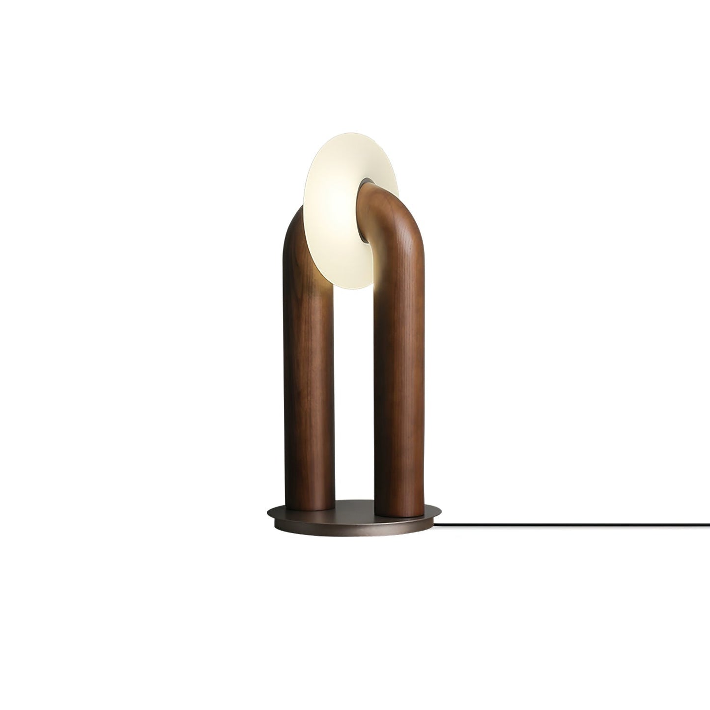Alaric | Minimalist Modern Desk Lamp Integrated LED Wooden Arc