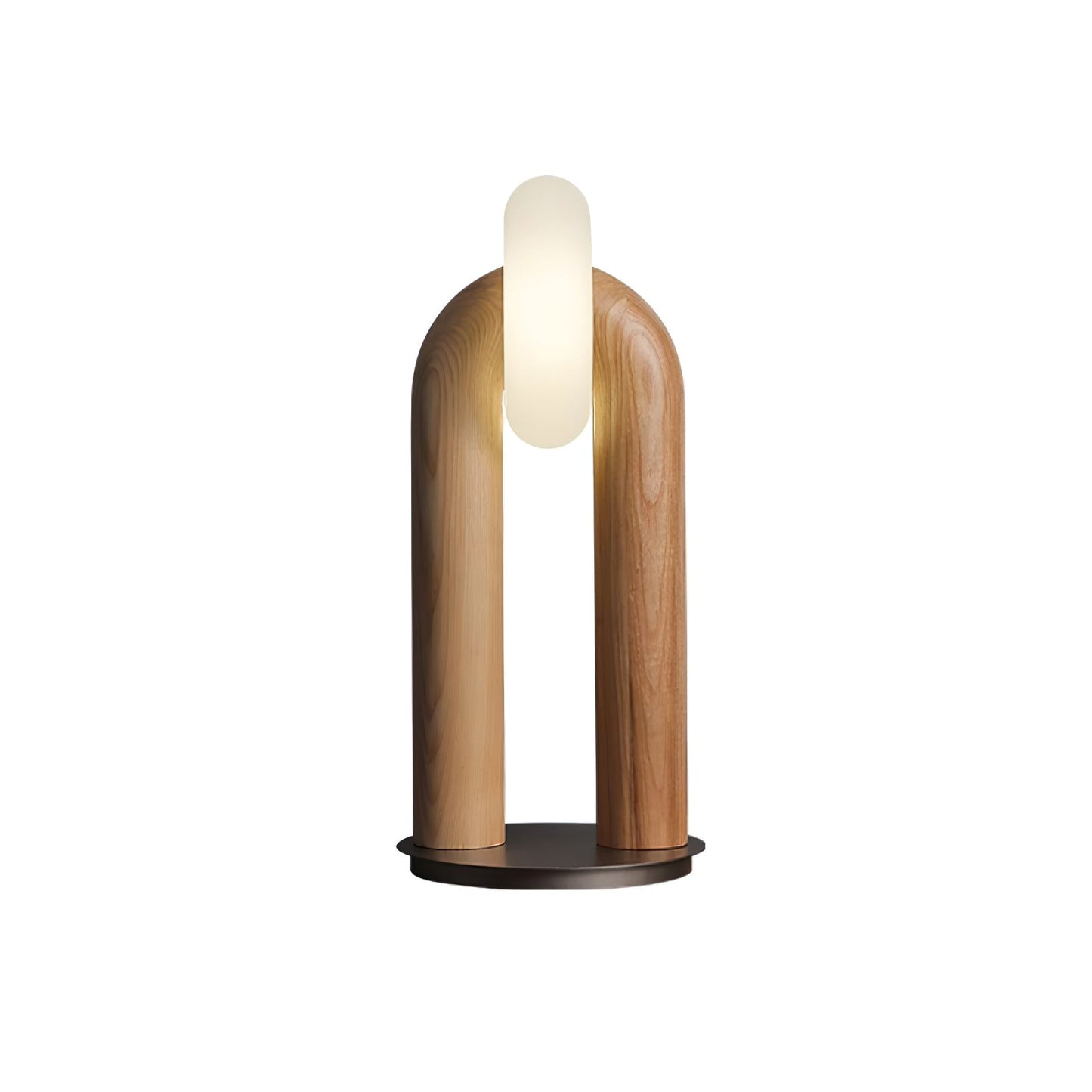 Alaric | Minimalist Modern Desk Lamp Integrated LED Wooden Arc