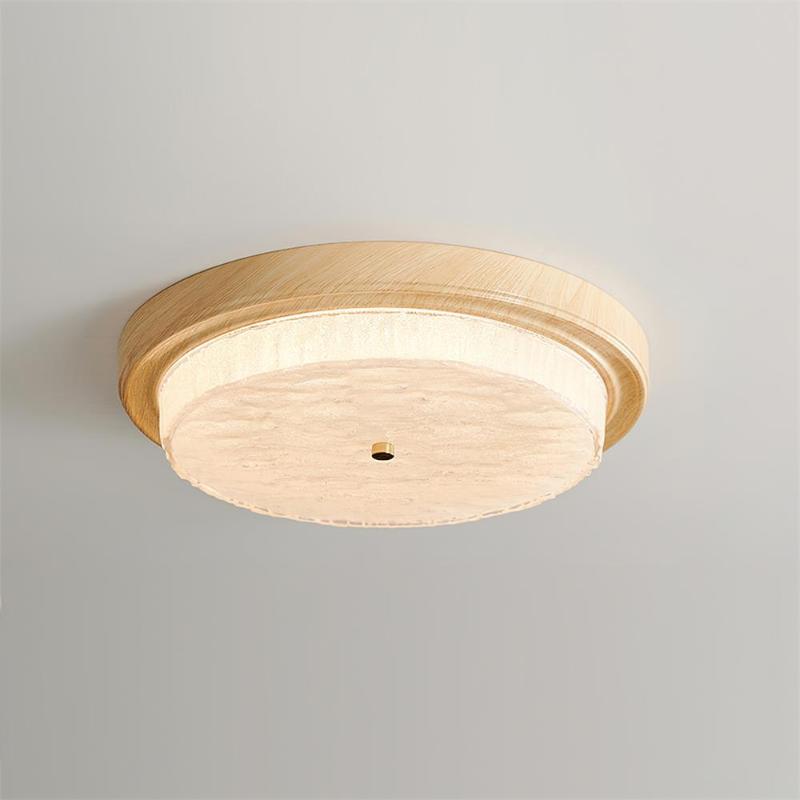 Oakwyn | Round Glass LED Ceiling Light Fixture